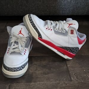 Jordan 3 Retro Fire Red Youth 5